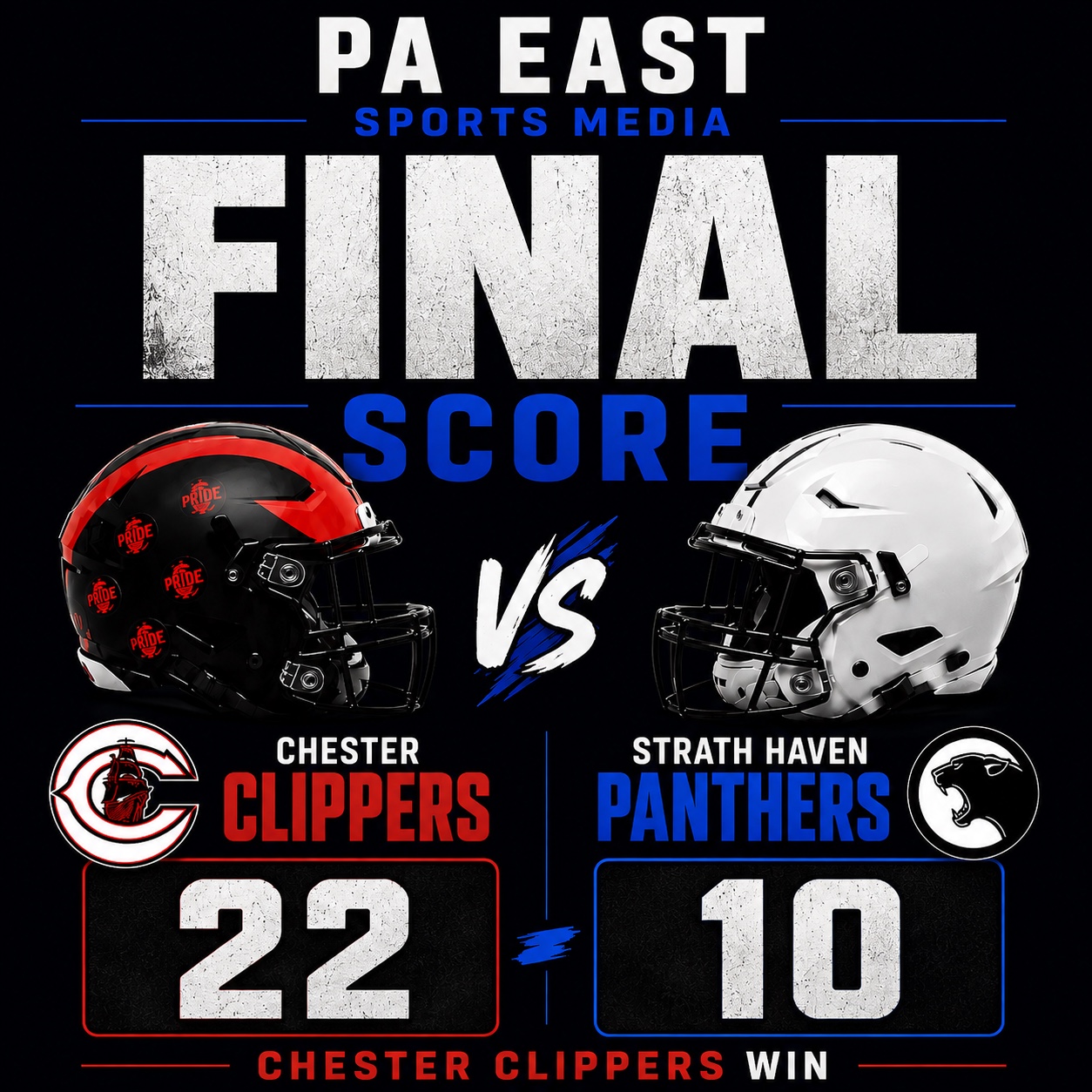 Chester defeats Strath Haven 22 to 10